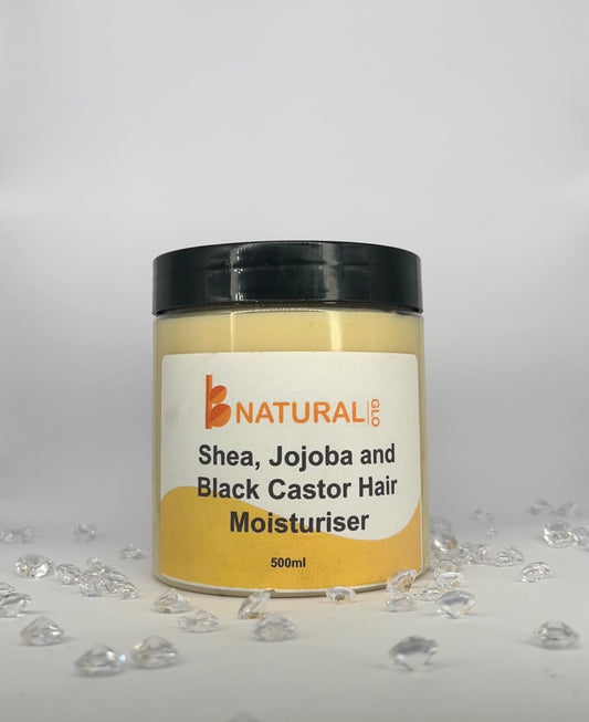 Shea jojoba & black castor moisturiser